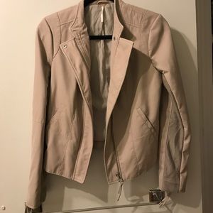 Free People faux leather jacket